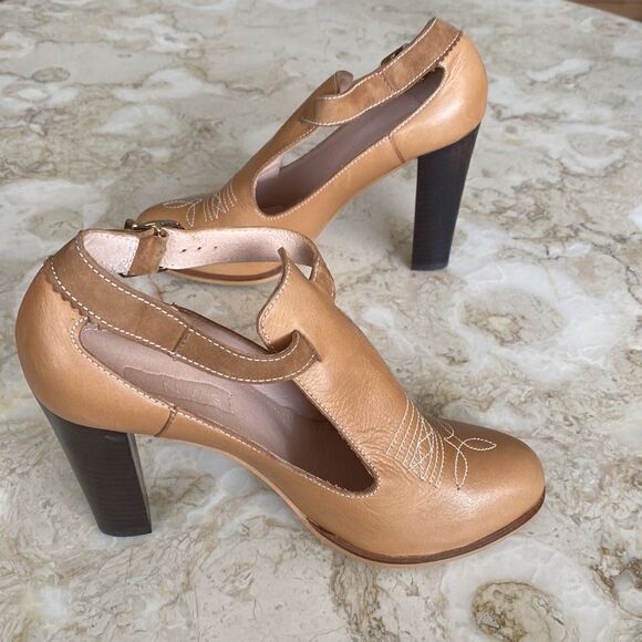 Hobbs London NW3 Leather Mary Jane Heels - Picture 6 of 12